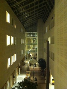 von einer der "Brücken" aus gesehen