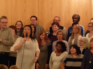 ... mit dem Drammen International Gospel Choir ...