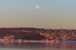 Und dann viel mir der (fast-) Vollmond auf...