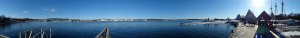 Panorama von Bygdøy aus (Øy bedeutet Insel)