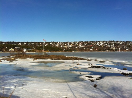 Auch hier: täglich neue Lücken im Eis.