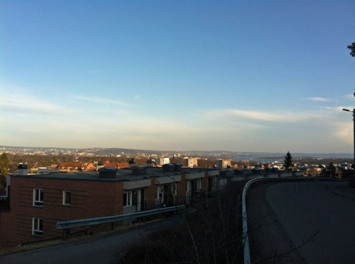 Oslo von Montebello aus gesehen