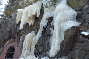 Eisfall auf Kaholmen