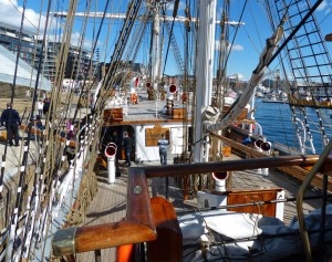 Die Decks der Christian Radich