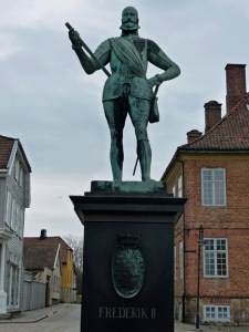 Frederik II auf dem Marktplatz