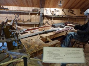 Skimuseum: Herstellung eines Ski's