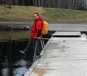 Soll ich es wagen? Erfrischung (-sschock) nach der Wanderung