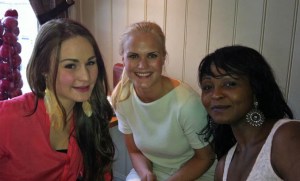 Sommerfest: Inger-Marie, Anne und Alice