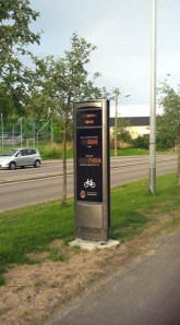 Kuriositäten: Der Apparat zählt die vorbeikommenden Radfahrer :-)