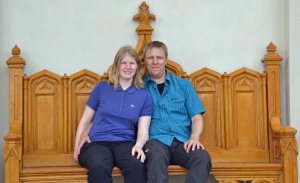 Sarah und David auf der Königsbank ... 