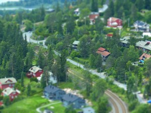 Könnte auch auf meiner Märklin Eisenbahn sein. 