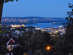 ... ueber Oslo.
