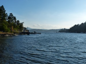 ... durch den Sund fahren.