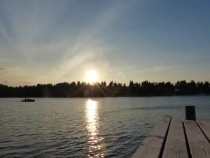 Ok, ich war etwas spät dran: Kurz vor Sonnenuntergang.