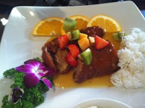 ... und exotic Style! Sehr lecker, sættigend, aber TEUER!