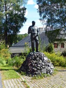Kongsberg Museum: "Der unbekannte Bergarbeiter" :-) oder so æhnlich...