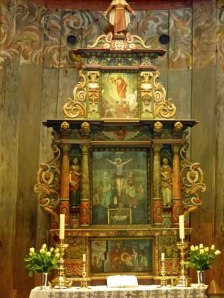 Altar der Heddal Stavkirke