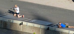 Die Biathleten ueben schon im August...