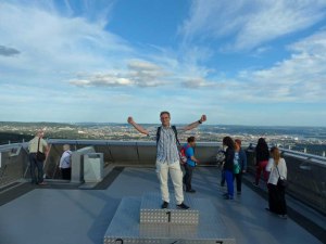 Zwei auf dem Siegertreppchen: Hans-Jørg ...