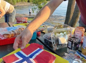 Picknik-Vorbereitung