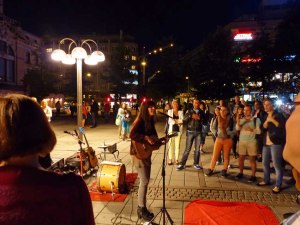 Strassenmusik auf dem Heimweg