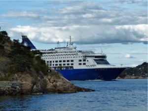 DFDS auf dem Weg nach Kopenhagen