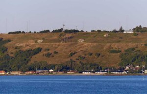 Kuestenverteidigungsanlagen in Frederikshaven.