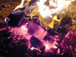 ... nach dem Grillen verbrennen.