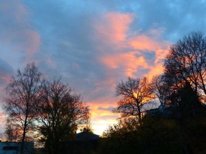 Nach einem interessanten Abendrot bin ich zum Hafen runtergefahren.