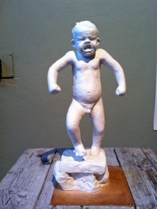 Das wütende Kind von Gustav Vigeland als Entwurf