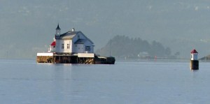 Leuchtturminsel im Oslofjord