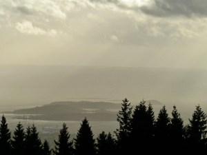 Blick vom Frognerseteren auf den Fjord