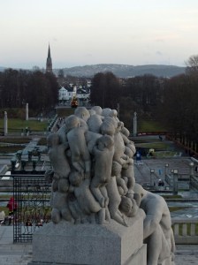 Der Park ist sein Lebenswerk und eine der Touristenattraktionen von Oslo