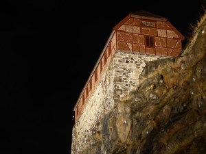 Akershus Festung in der Winternacht