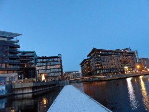 ... über Aker Brygge ...