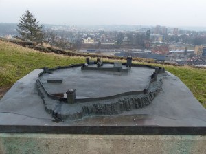 Tønsberg: Modell der Festungsanlage