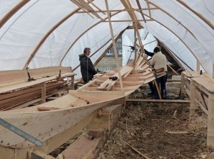 Neubau eines Wikingerbootes