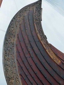 Nachbau des Vikingerschiffs...