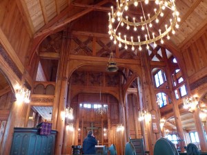 Diesmal war die Holmenkollenkapelle ...