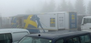 Die Mannschaften sind bereits zum trainieren angereist. Schweden, ...