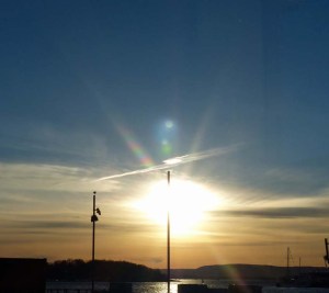 Und dann kam im März tatsächlich mal die Sonne zum Vorschein...