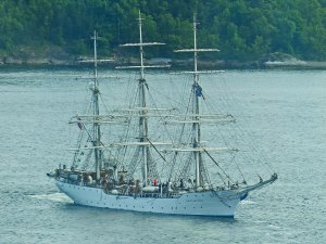 "Christian Radich" im Oslofjord