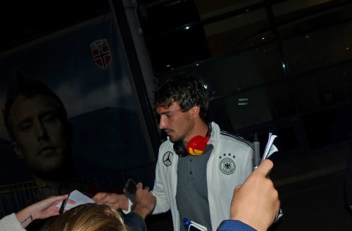 ... der sich am meisten Zeit nahm und bei dem ich auch eines auf mein 2006 er WM Shirt bekam!